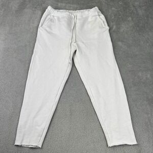 NEW Frank & Eileen XS 100% Cotton Tee Lab White Jogger Sweatpants 117409